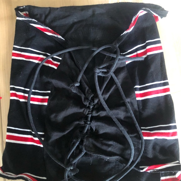 *Unique & vintage* Saves The Day punk emo rock band DIY adjustable tube crop top - Picture 2 of 2